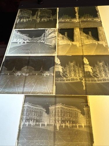 Lastre fotografiche vetro - in,