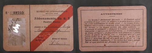 Abbonamento esposizione - abbonamento,