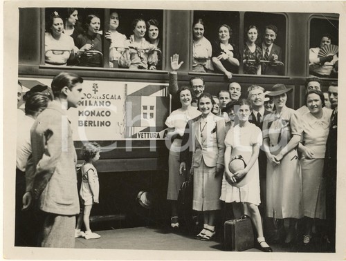 1937 milano partenza artisti - partenza,