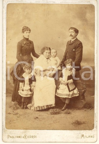 1880 milano famiglia con - 1880,